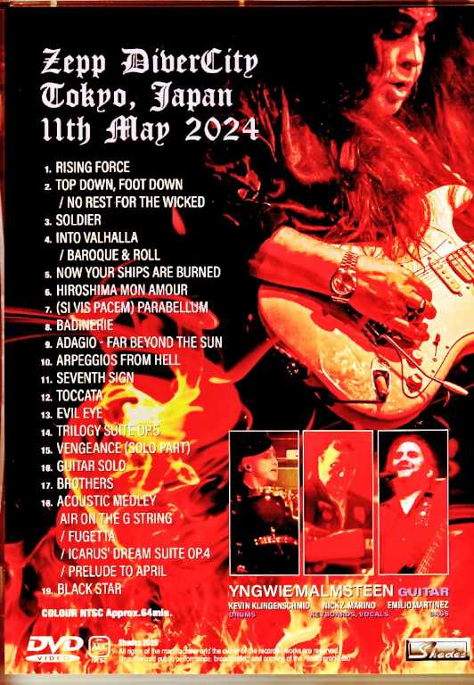 Yngwie Malmsteen/Tokyo,Japan 2024