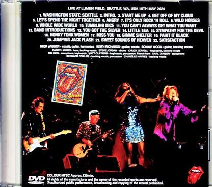 Rolling Stones/WA,USA 2024 Complete Multi-cam Edition Jewel Version