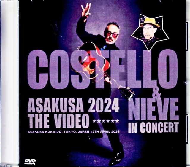 Elvis Costello Steve Nieve/Tokyo,Japan 2024 Complete Jewel Version