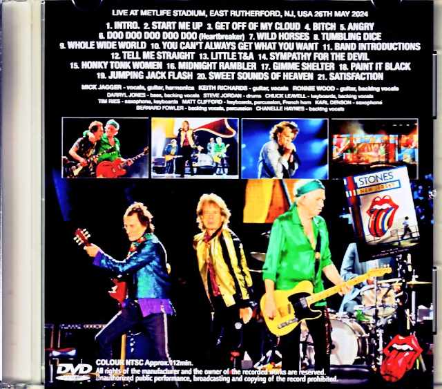 Rolling Stones/NJ,USA 5.26.2024 Complete Jewel Version