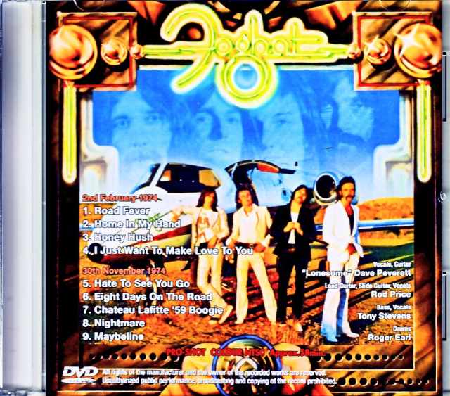 Foghat/Germany 1974 2Days Jewel Version