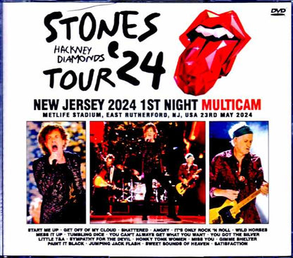 Rolling Stones/NJ,USA 5.23.2024 Complete Multi-Cam 3Shot Edition