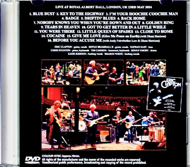 Eric Clapton/London,UK 5.23.2024 Jewel Version