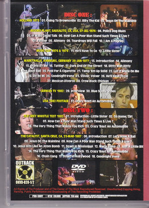 Ry Cooder/Video Archives 1973-1987