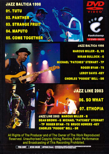 Marcus Miller/SO WHAT?LIVE IN EUROPE