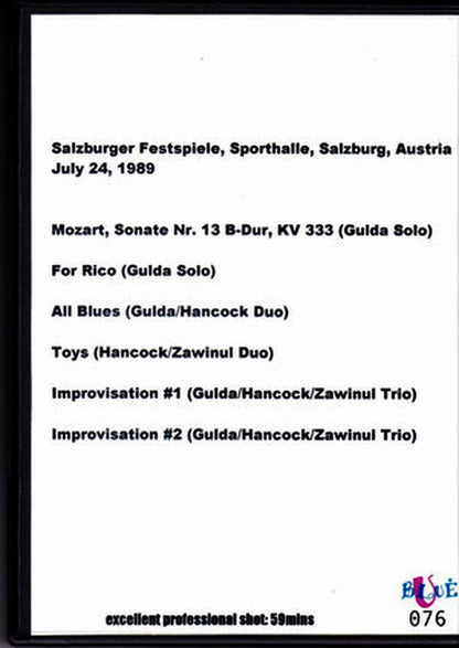 Friedrich Gulda,Herbie Hancock,Joe Zawinul/Austria 89