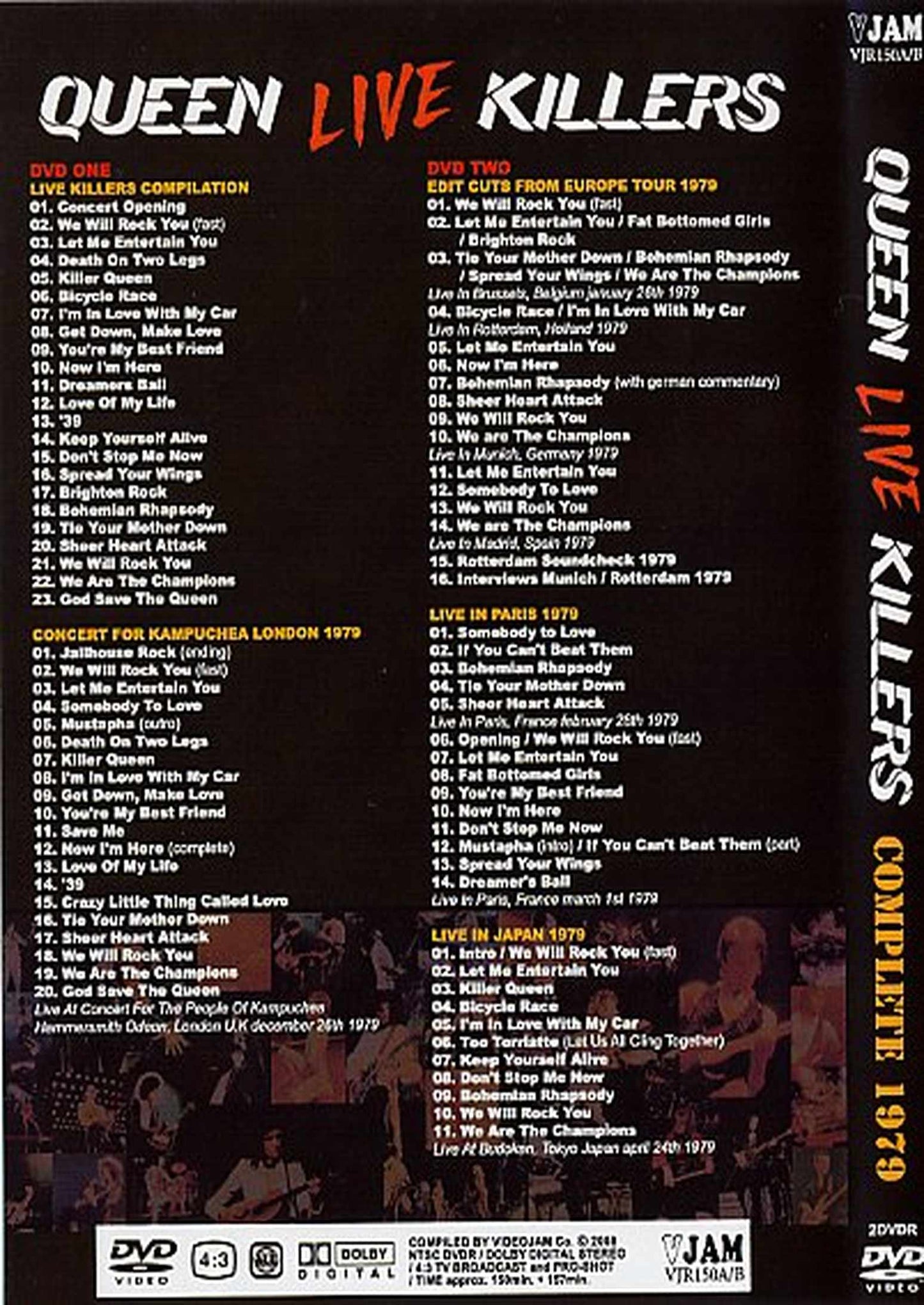 Queen/Tour Compilete 1979