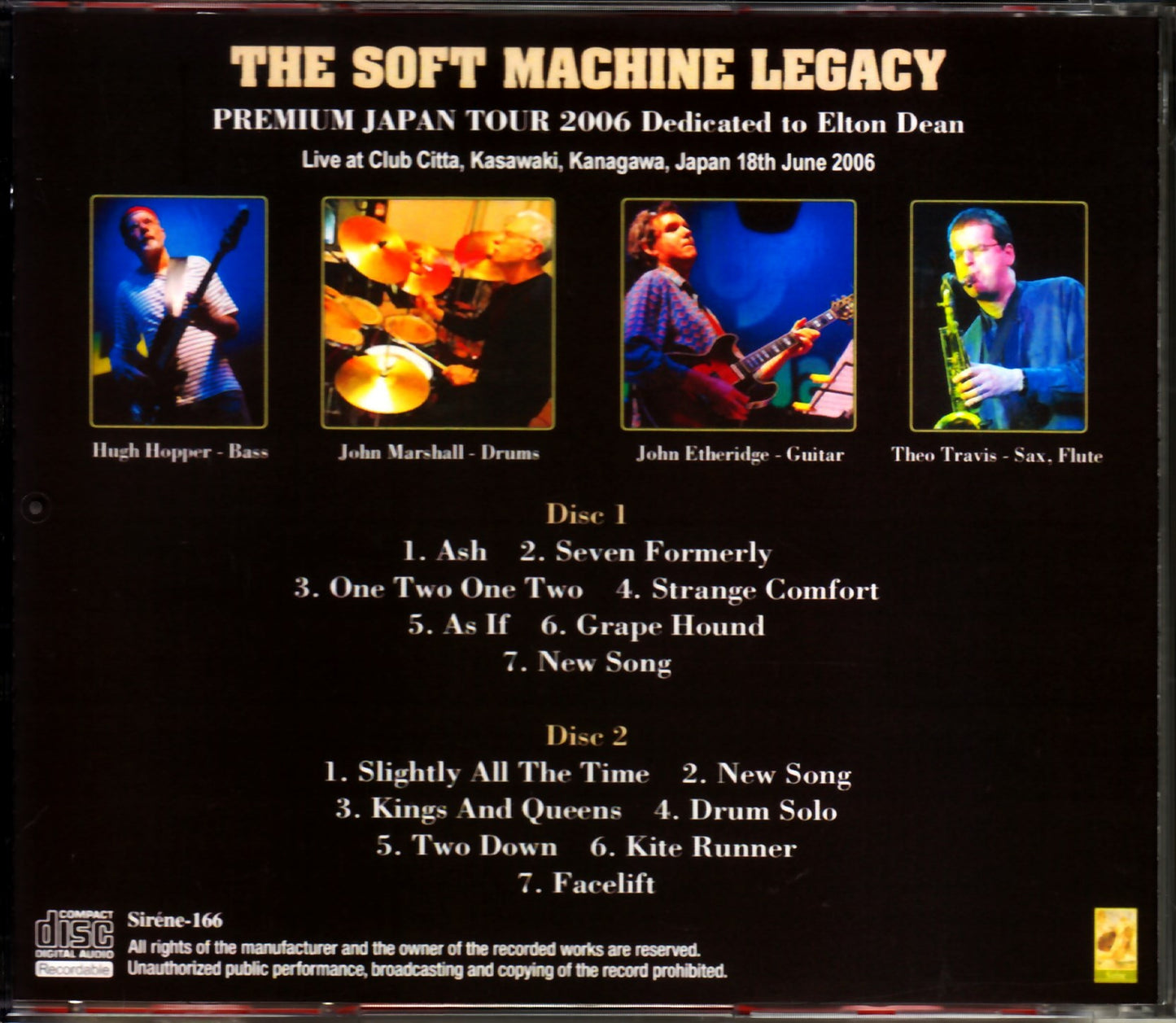 Soft Machine Legacy/Kanagawa,Japan 2006