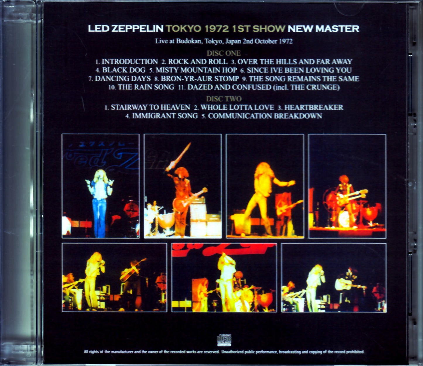 Led Zeppelin/Tokyo,Japan 10.2.1972 Another Ver.