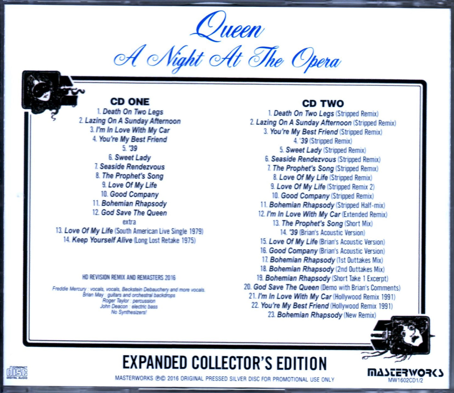 Queen/A Night at the Opera Collector’s Edition