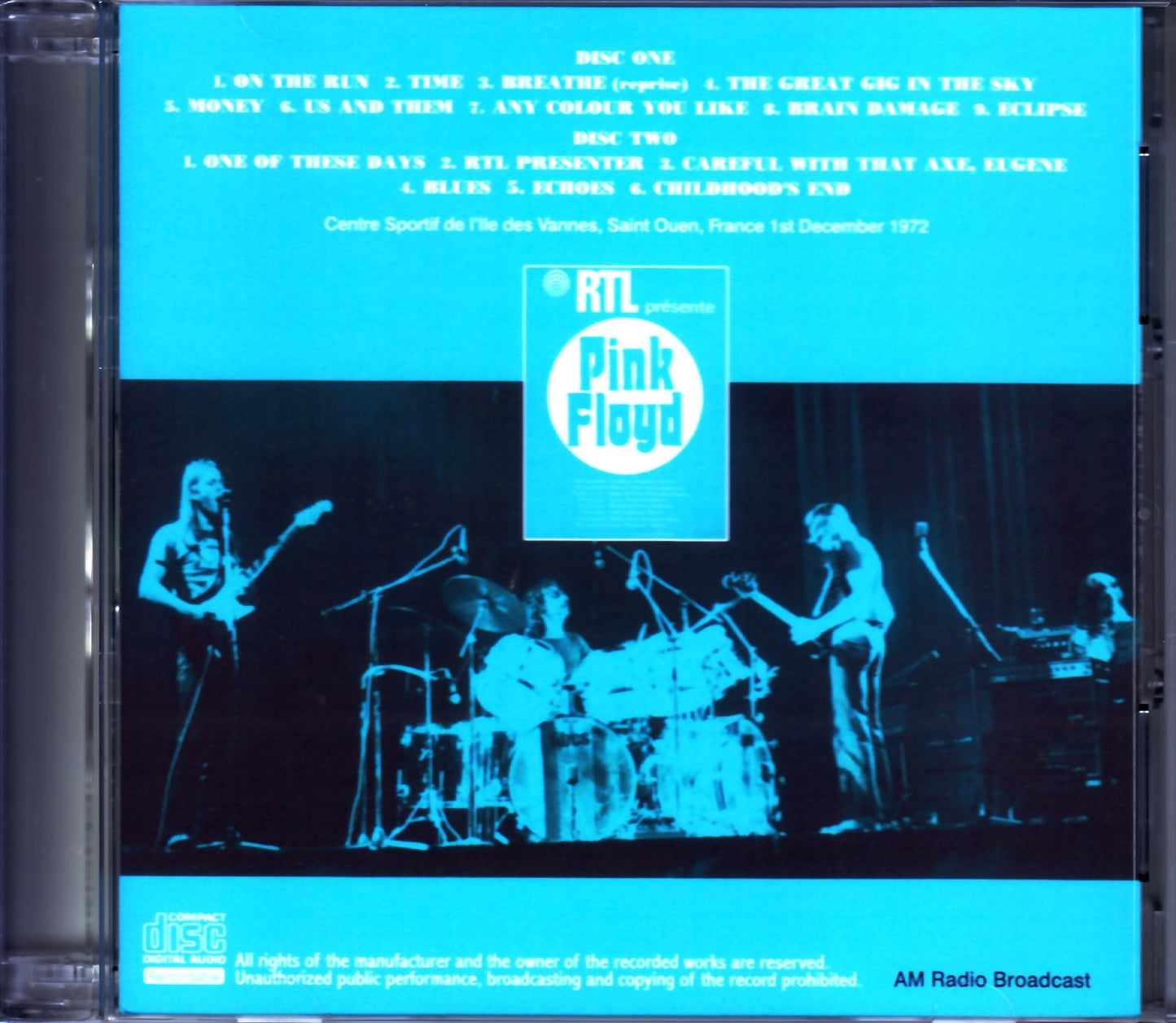 Pink Floyd/France 1972 Mono Broadcast