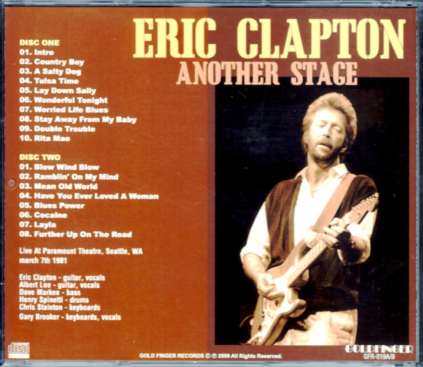 Eric Clapton/Wa, USA 1981