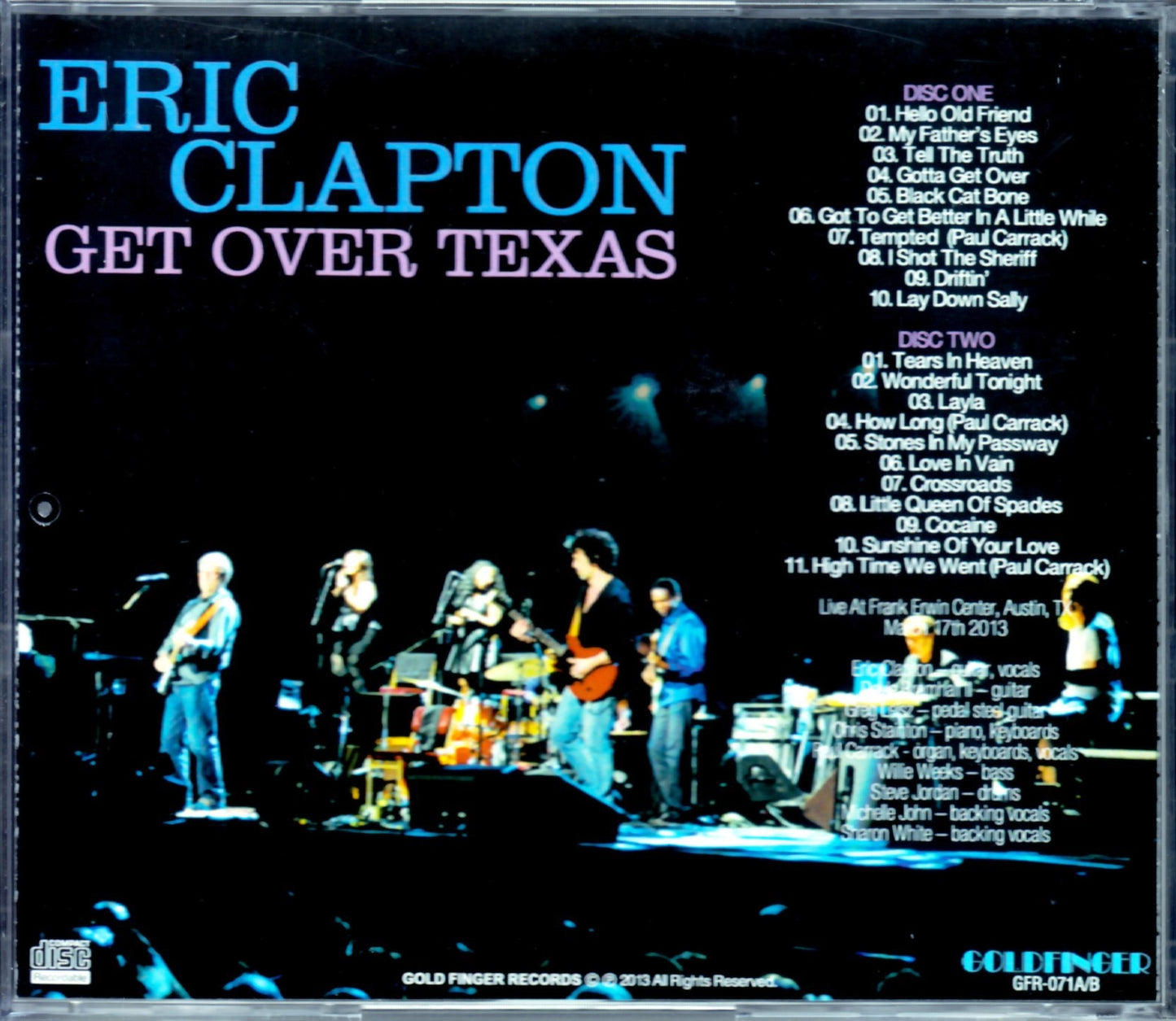 Eric Clapton/Tx,USA 2013