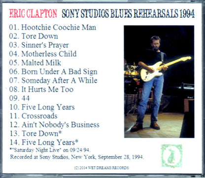 Eric Clapton/Ny, USA 1994 Rehearsals 1994