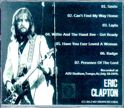 Eric Clapton/Az, USA 1974