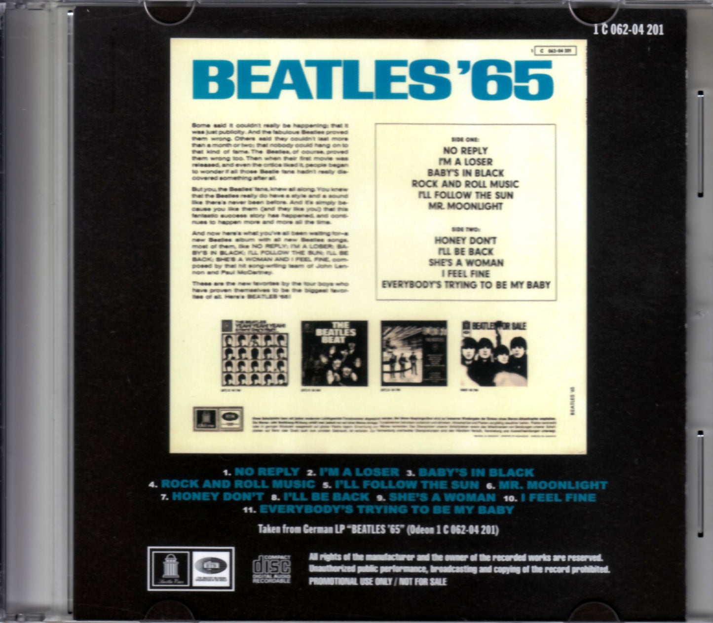 Beatles/’65 Germany LP