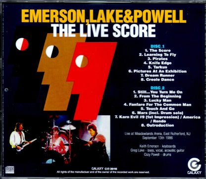 EL & P Emerson, Lake & Powell/New Jersey, USA 1986