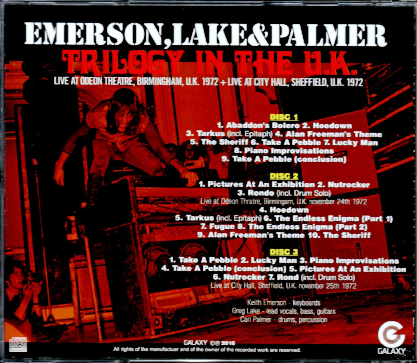 EL & P Emerson,Lake & Palmer/UK 1972 2Days