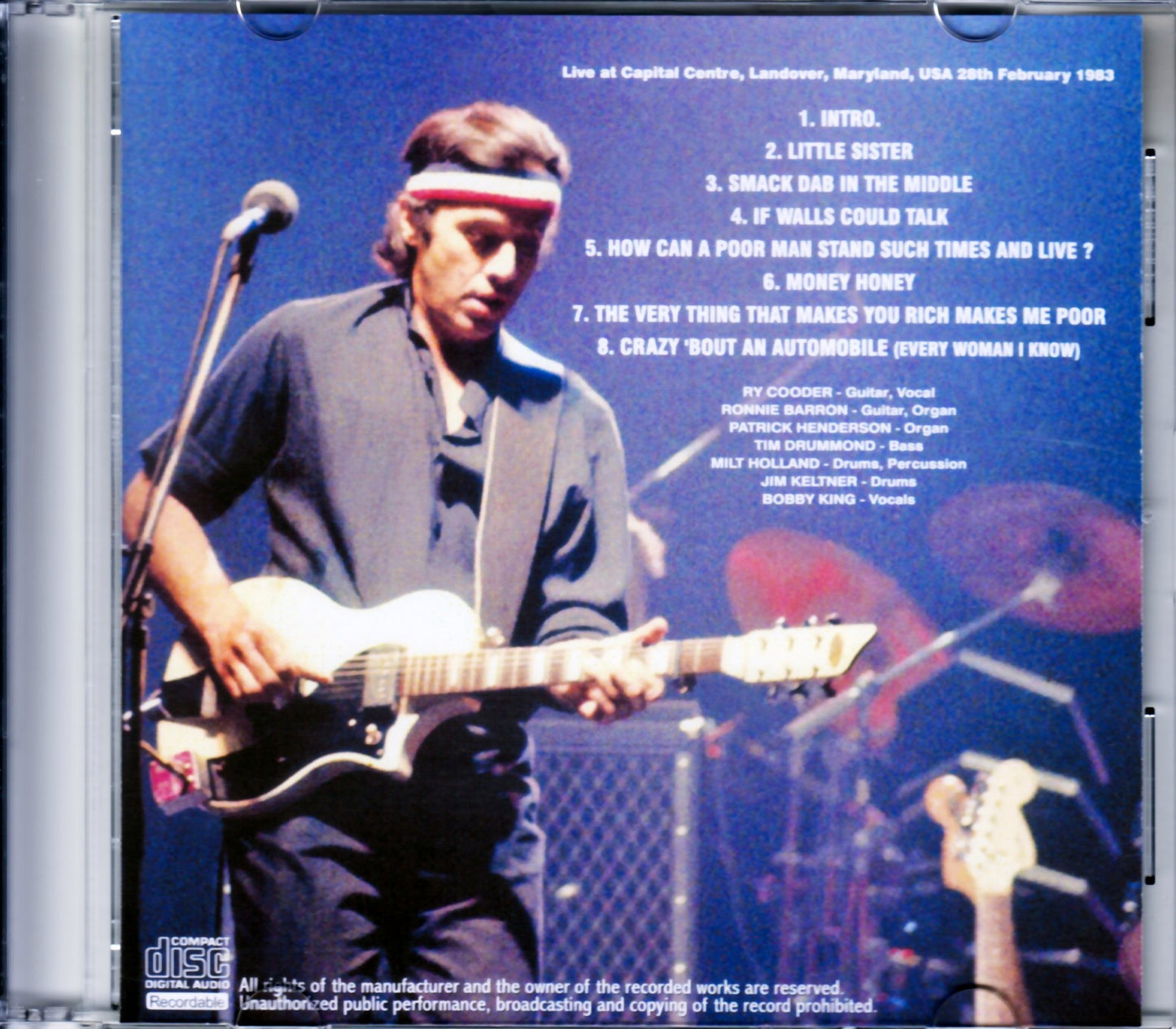 Ry Cooder/Md, USA 1983