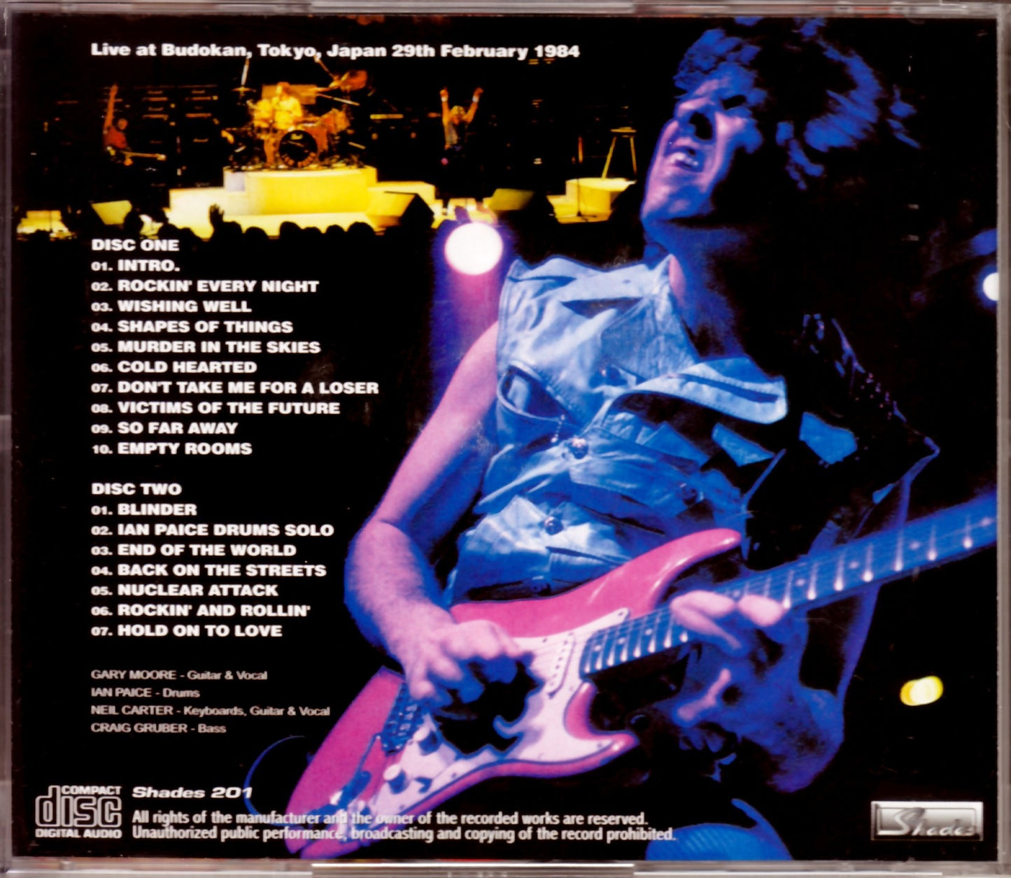 Gary Moore/Tokyo,Japan 1984