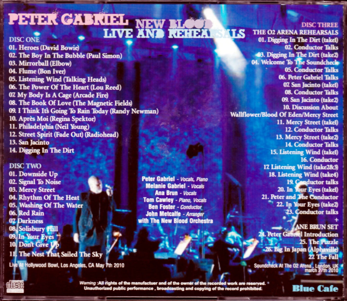 Peter Gabriel/Ca,USA 2010 & more