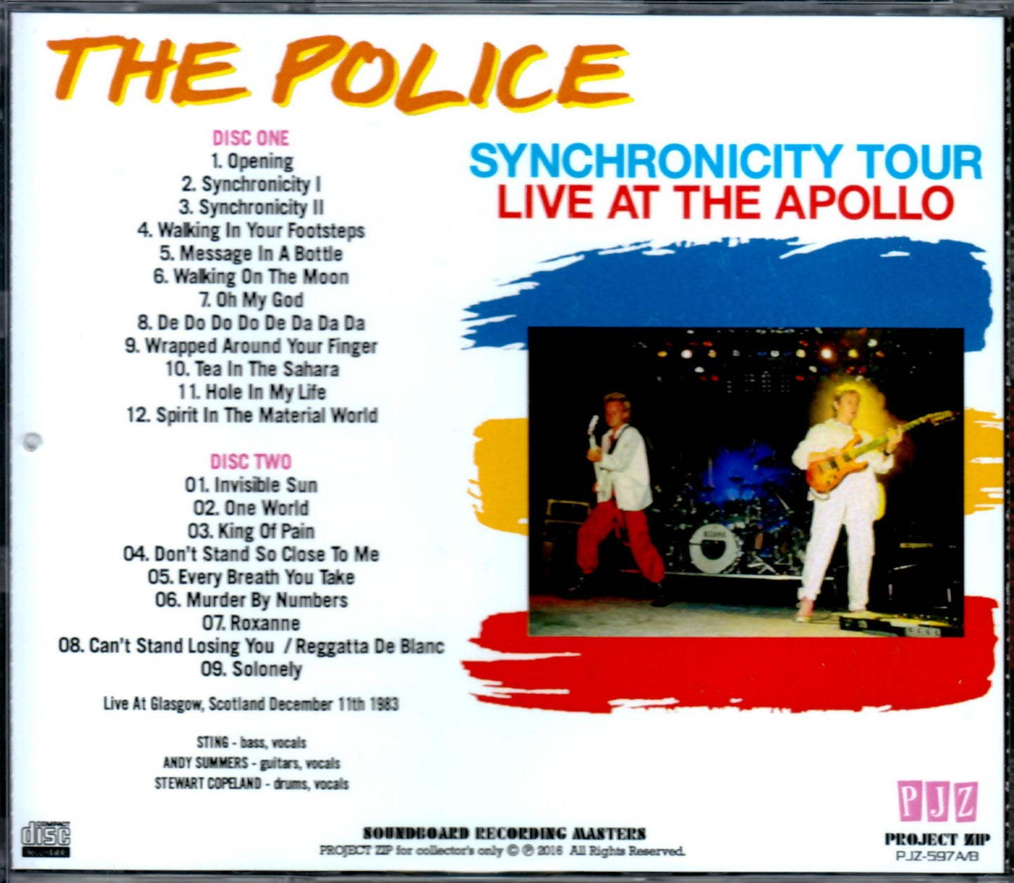 The Police/Scotland,UK 1983