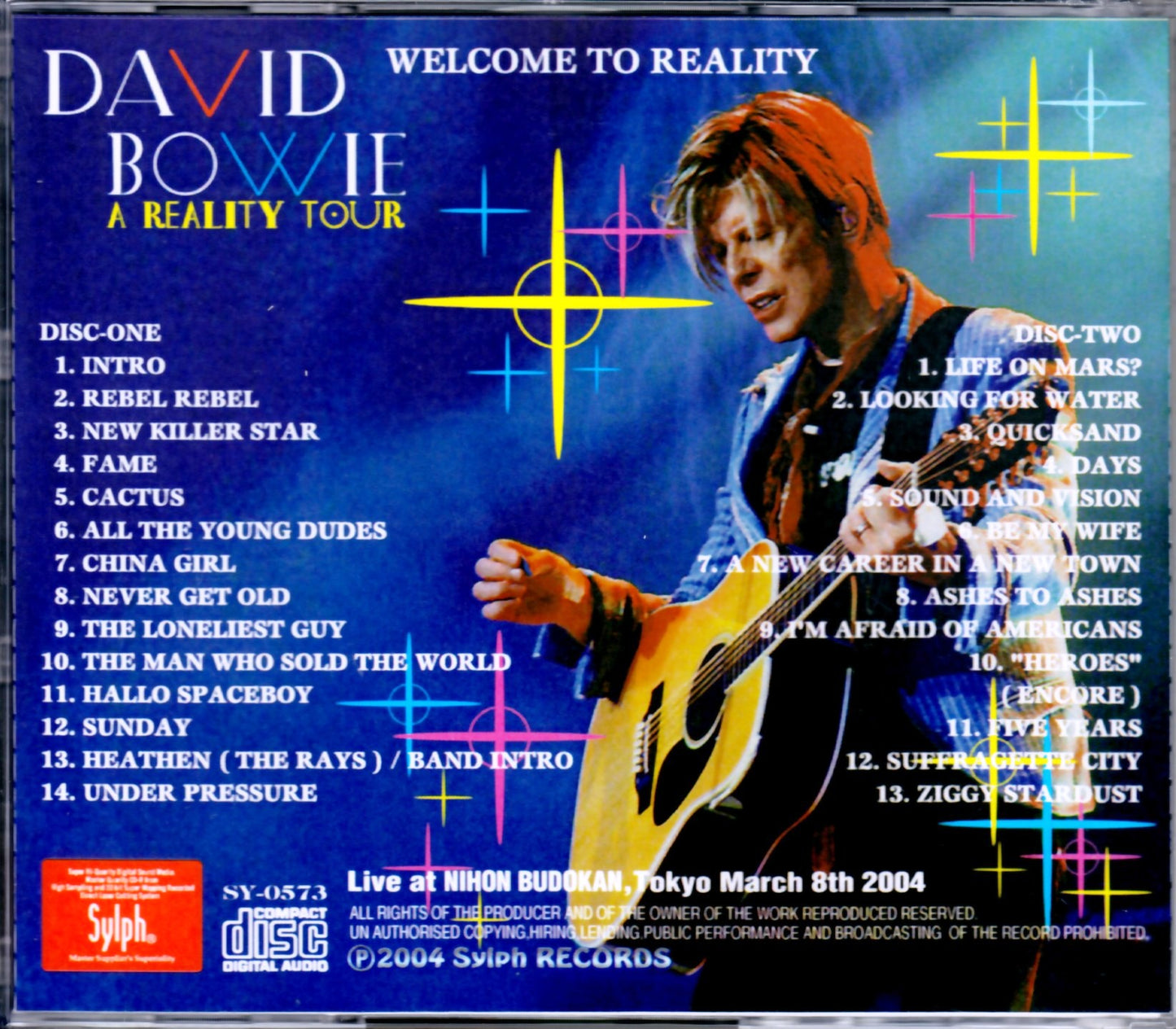 David Bowie/Tokyo,Japan 3.8.2004