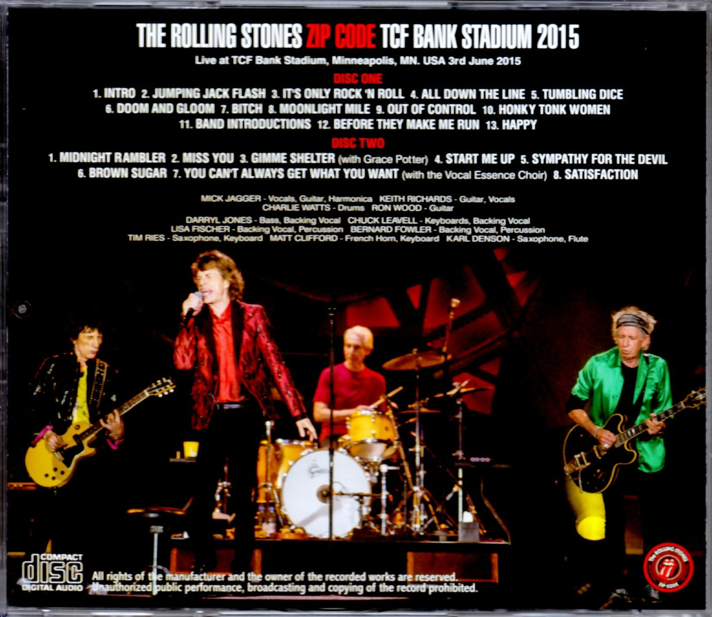 Rolling Stones/Mn, USA 2015