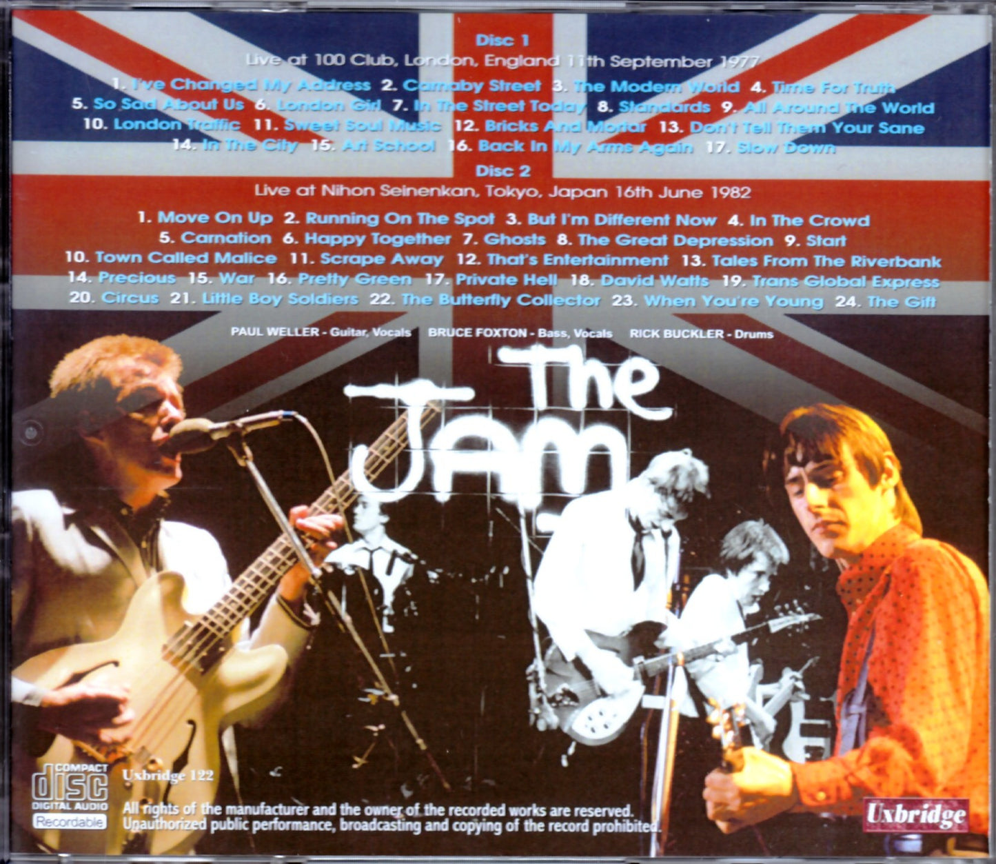 The Jam/Tokyo,Japan 1982 & more