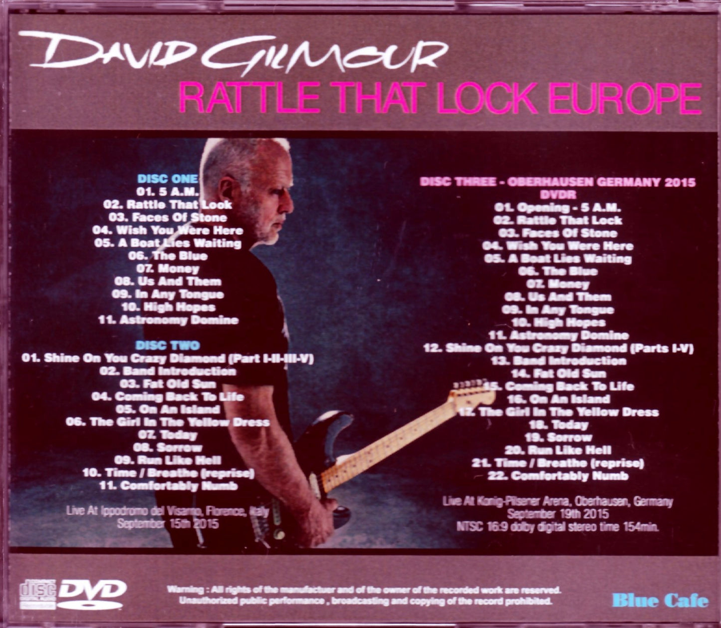 David Gilmour/Italy 2015 & more