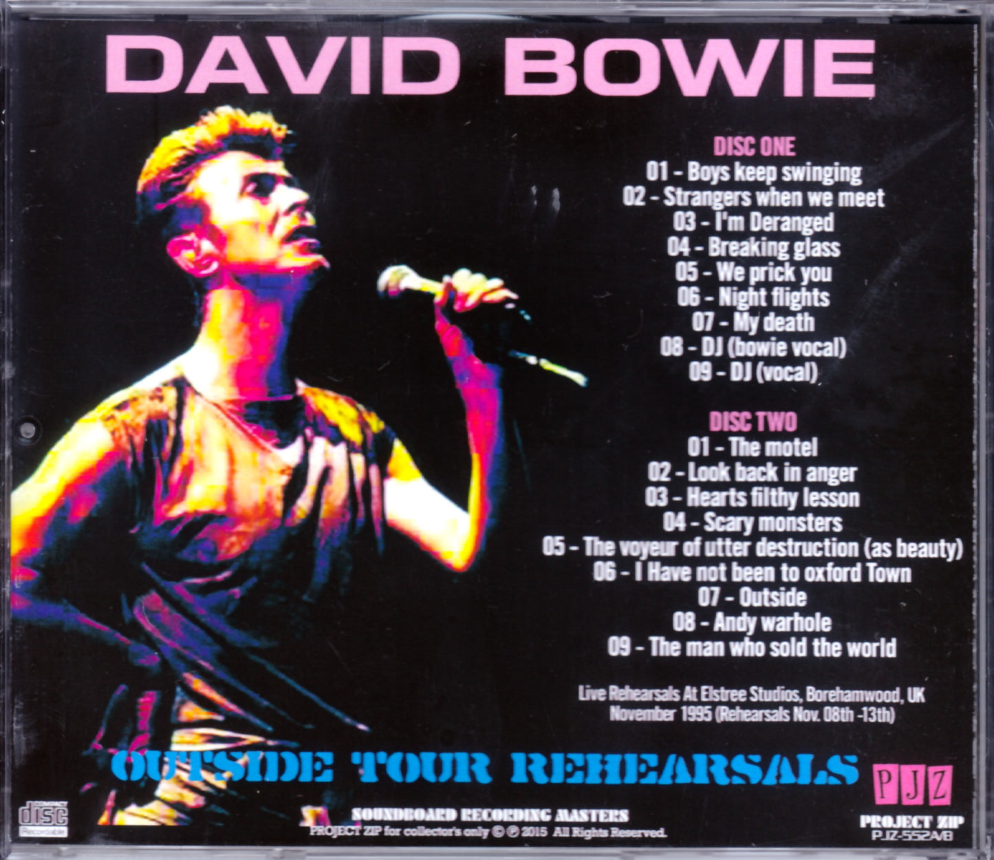 David Bowie/UK 1995 Rehearsals