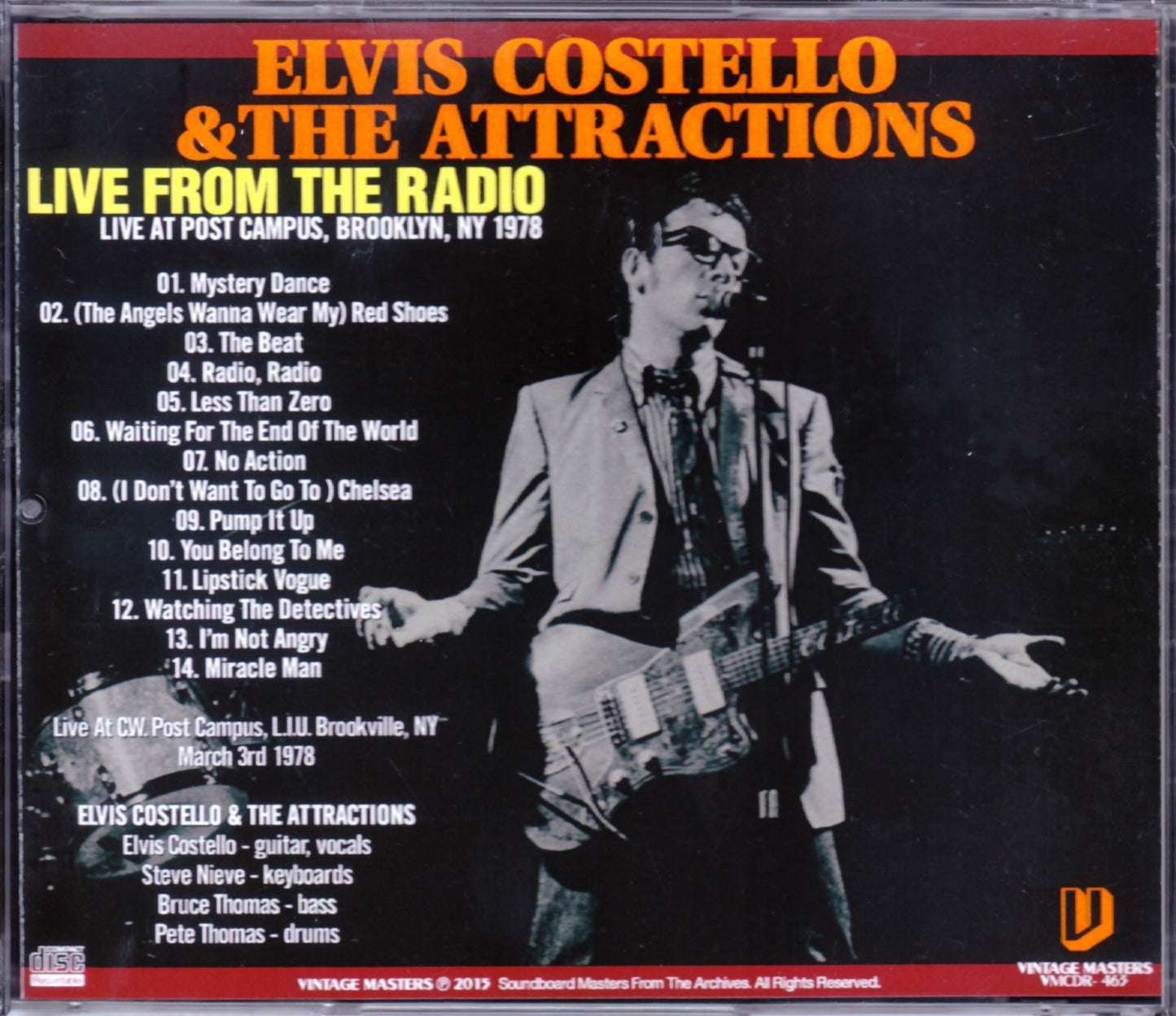 Elvis Costello/New York, USA 1978