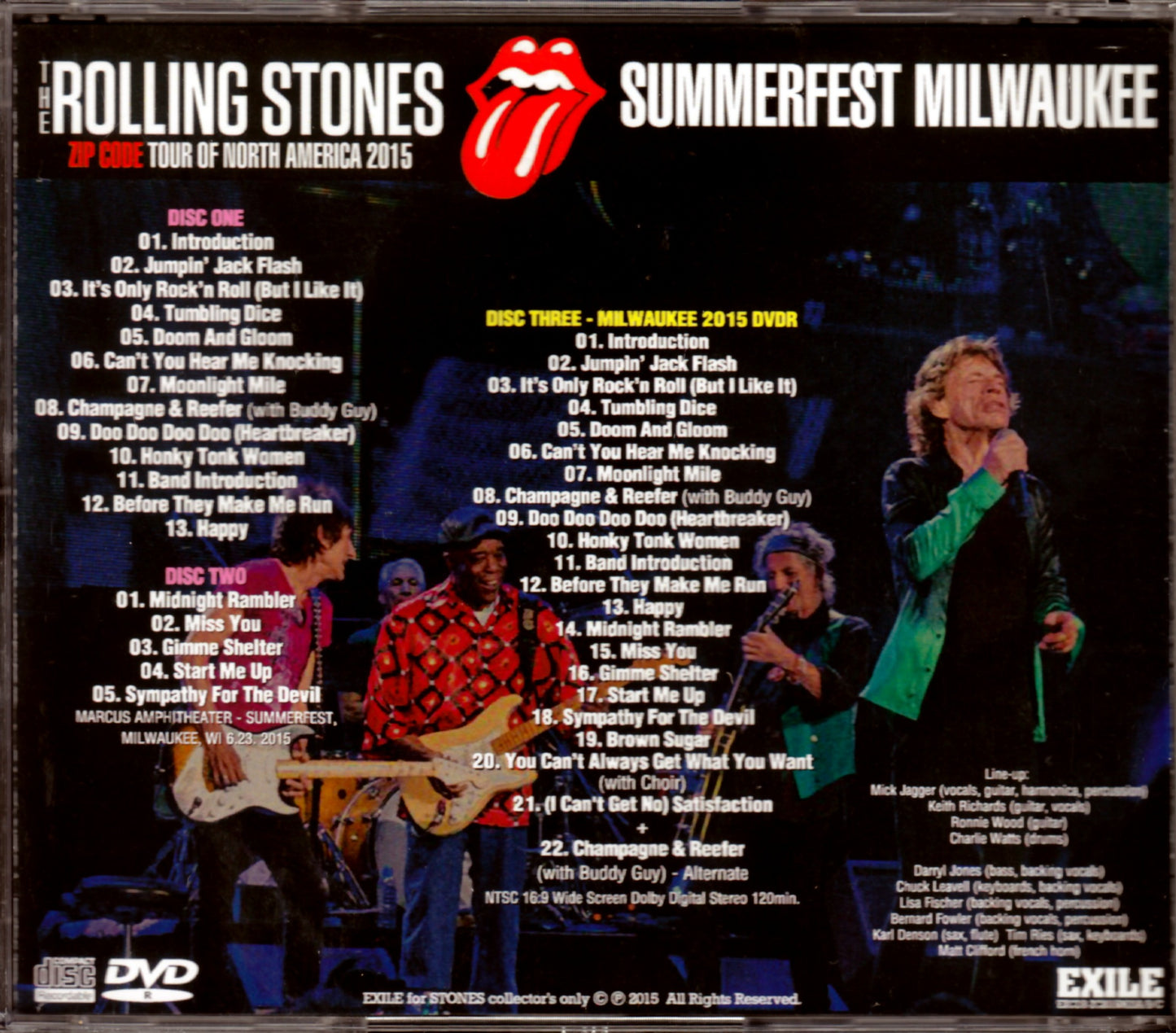 Rolling Stones/Wisconcin, USA 2015