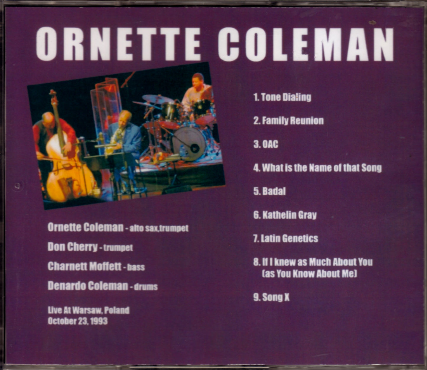 Ornette Coleman/Poland 1993