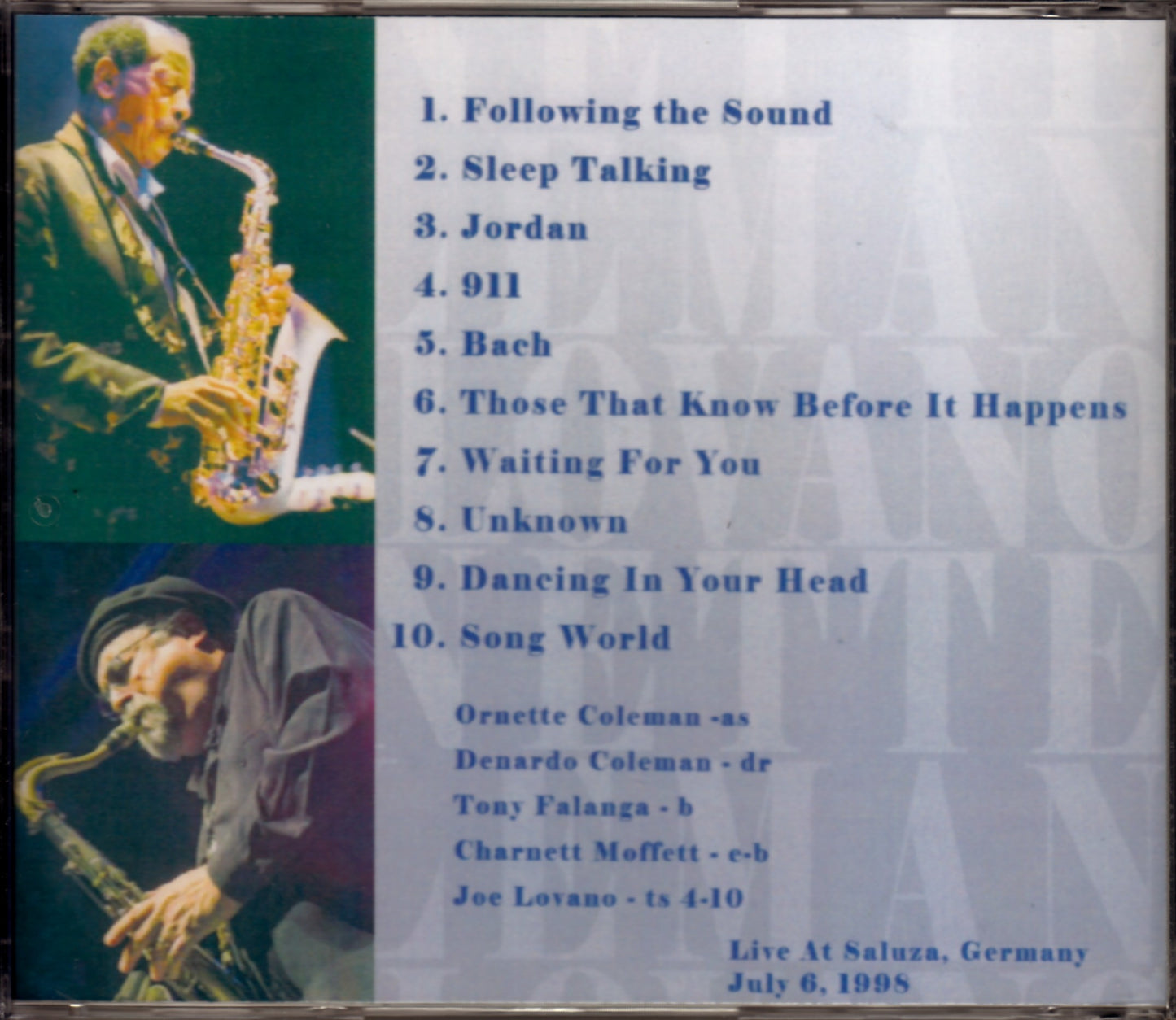 Ornette Coleman/Germany 2008