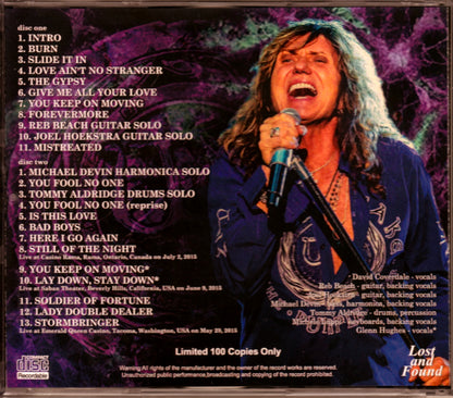 Whitesnake/Canada 2015 & more