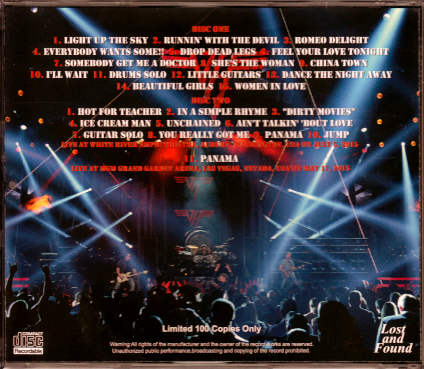 Van Halen/Washington, USA 2015