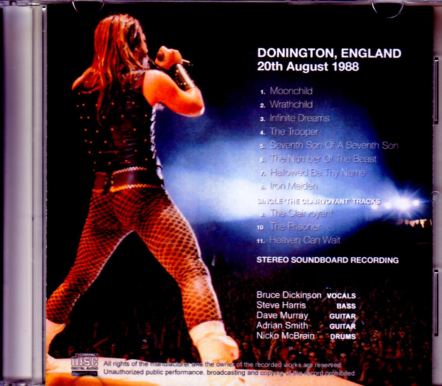 Iron Maiden/England,UK 1988 & more