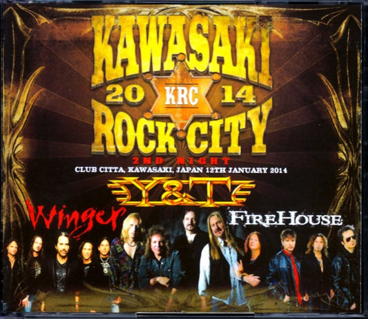Y & T, Winger, Firehouse Winger Firehouse/Kanagawa, Japan 1.12.2014