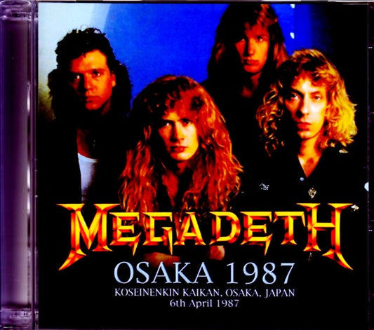 Megadeth/Osaka,Japan 1987