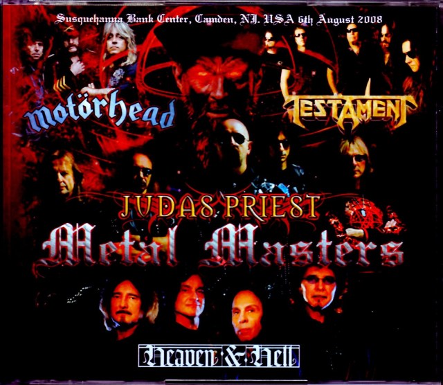 Various Artists Judas Priest, Motorhead, Heaven & Hell/NJ, USA 2008