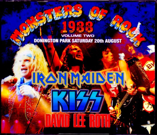 Various Artists Iron Maiden,Kiss,David Lee Roth Iron Maiden Kiss David Lee Roth/England,UK 1988