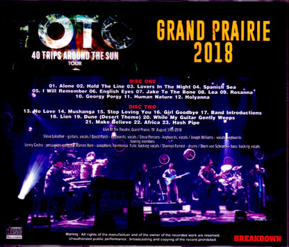 Toto/TX,USA 2018