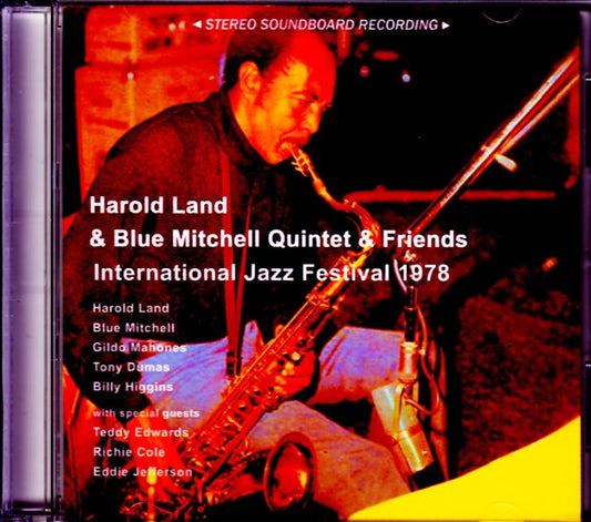 Harold Land, Blue Mitchell Quintet Harold Land, Blue Mitchell/Netherlands 1978