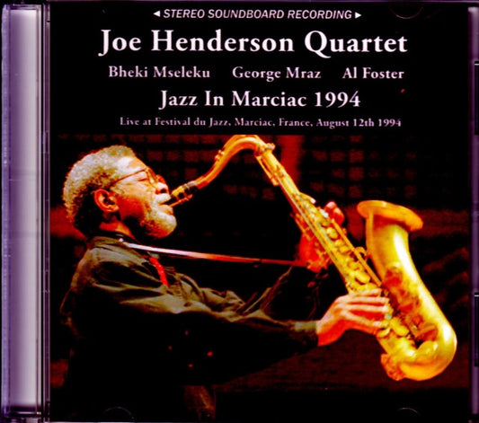 Joe Henderson Quartet Joe Henderson/France 1994