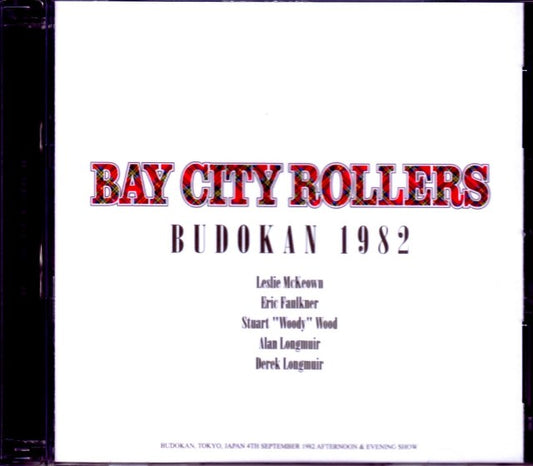 Bay City Rollers/Tokyo,Japan 1982 2 Shows