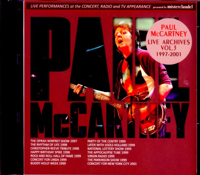 Paul McCartney/Live Archives 1997-2001