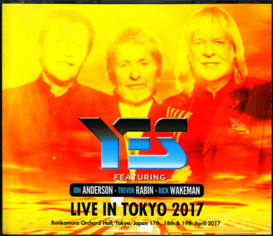 Yes Jon Anderson, Trevor Rabin, Rock Wakeman Yes/Tokyo, Japan 2017 3Days