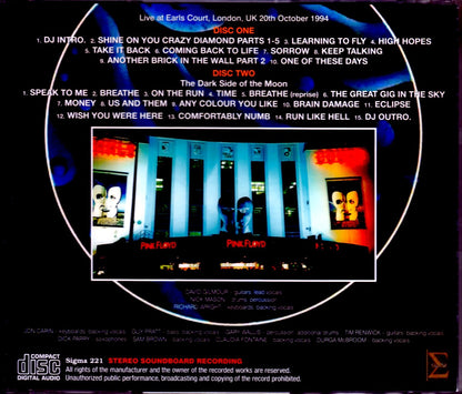 Pink Floyd/London,UK 1994 SBD Broadcast Ver.