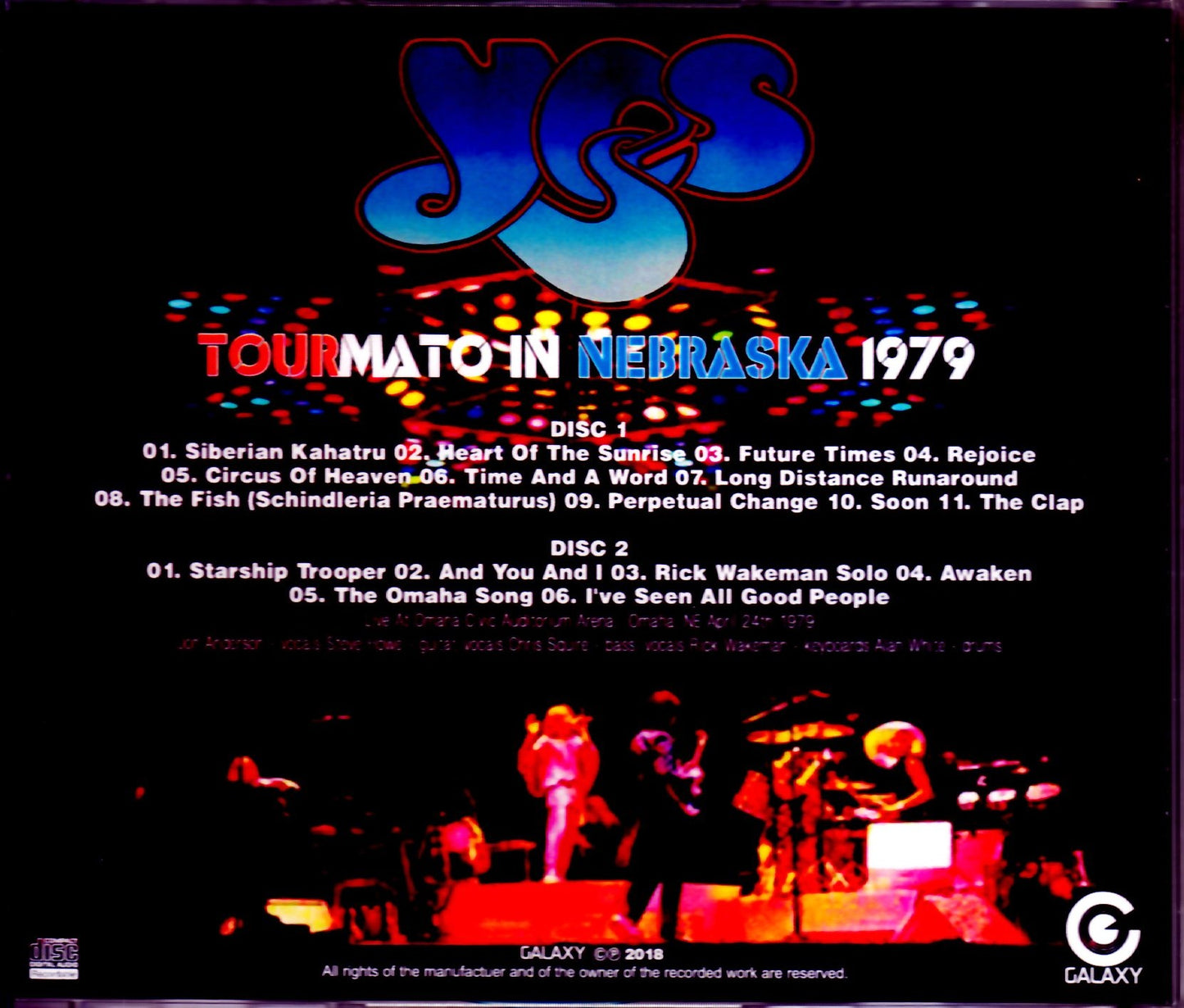 Yes/NE, USA 1979